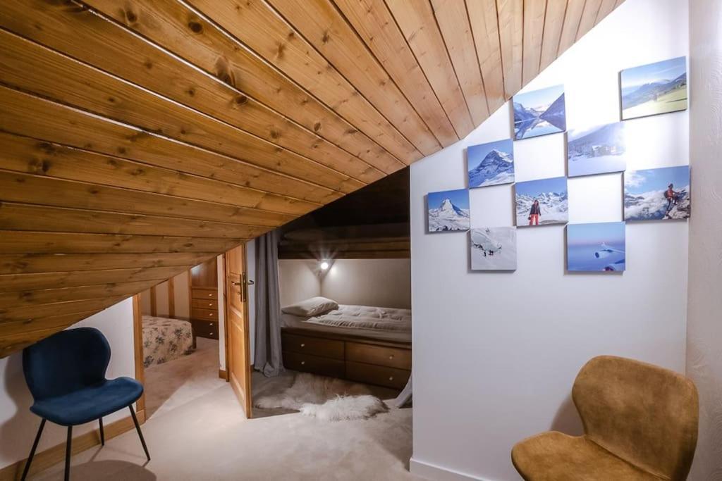 Bel Appartement Entier En Style Chalet A 샤모니 외부 사진