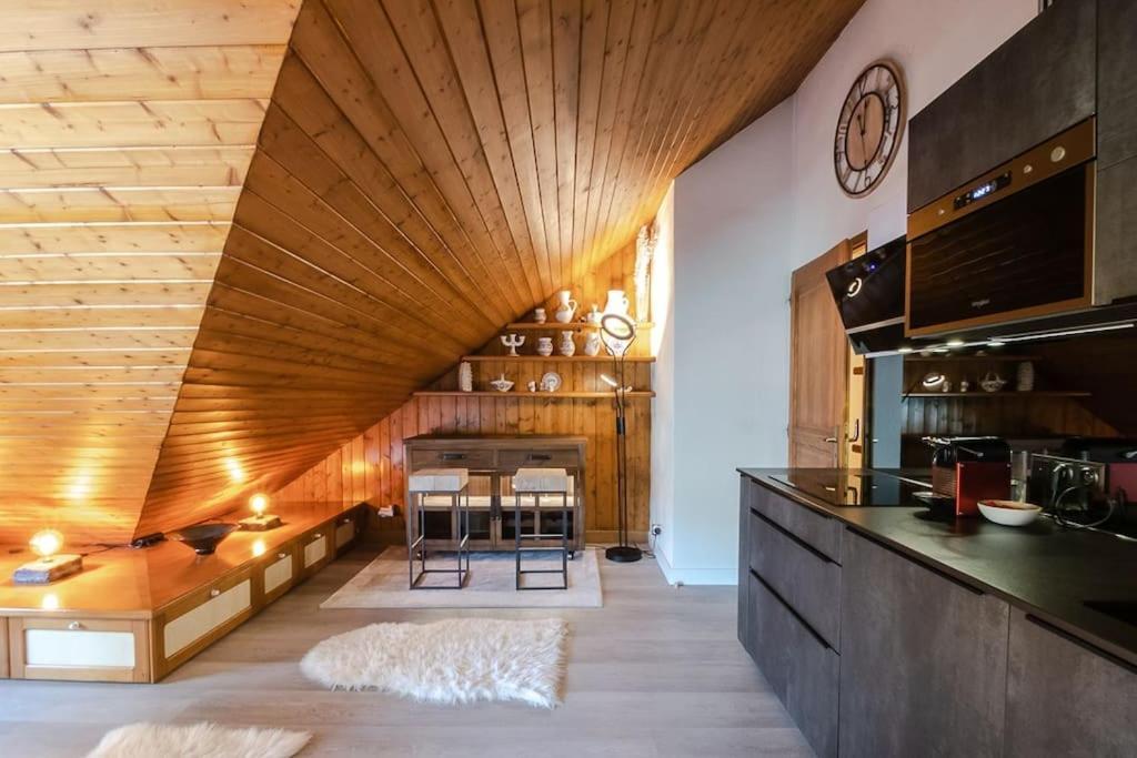 Bel Appartement Entier En Style Chalet A 샤모니 외부 사진