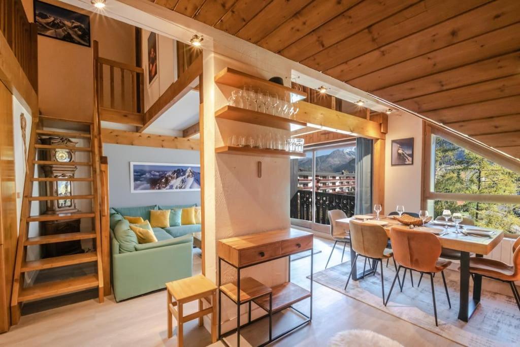 Bel Appartement Entier En Style Chalet A 샤모니 외부 사진